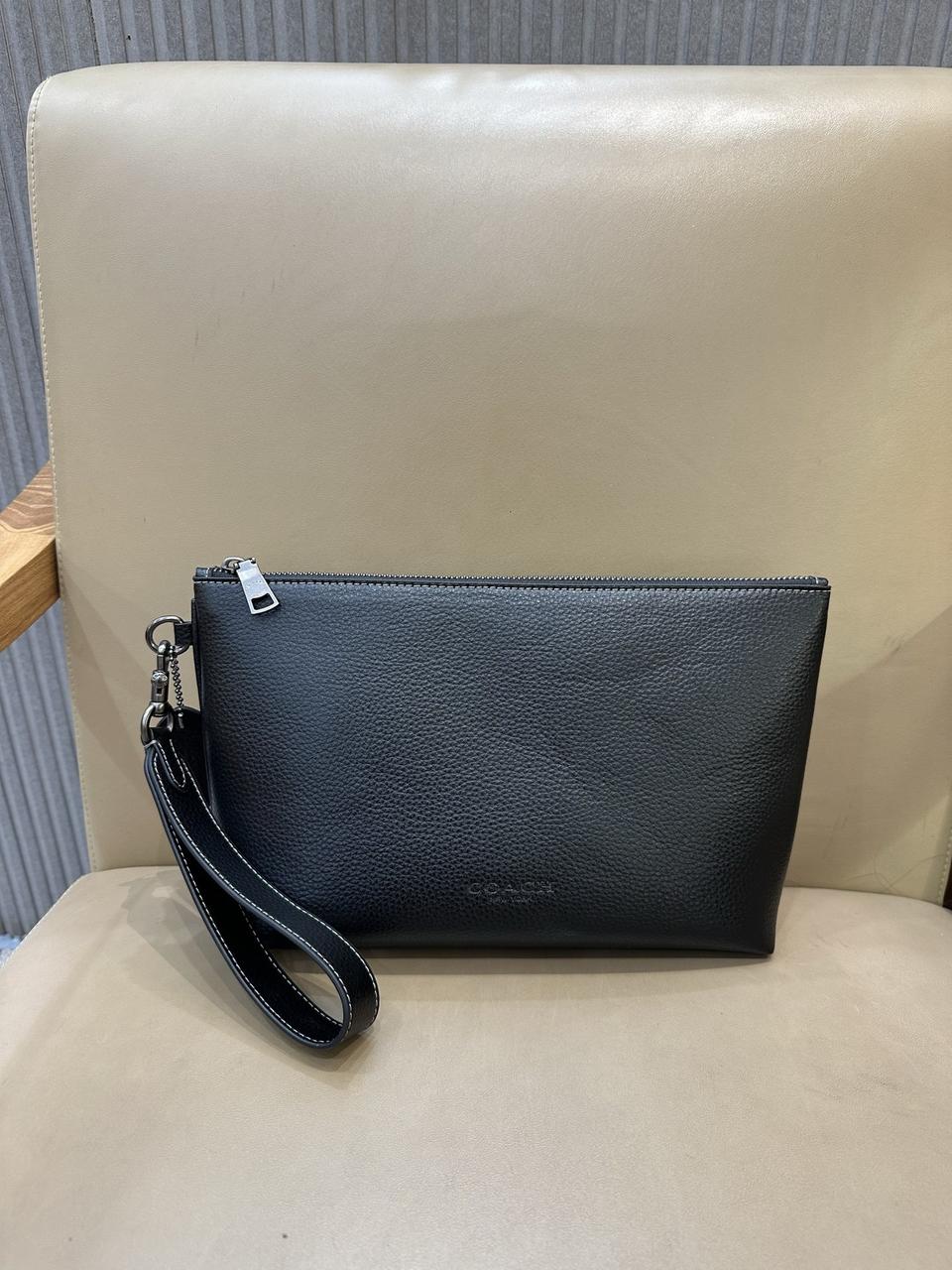 코치 남성 시그니처 캔버스 파우치 CCF33