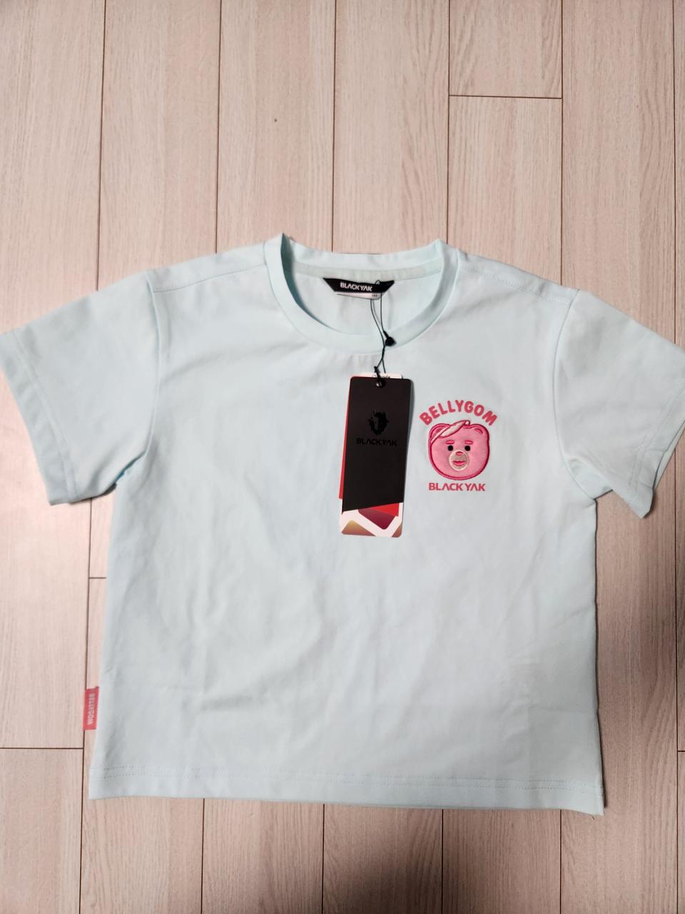 블랙야크 벨리곰 반팔 티셔츠 130블랙야크 벨리곰 콜라보 반팔 티셔츠