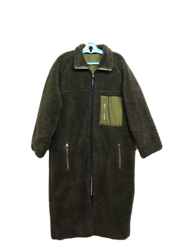 aa414 여성 후리스 양면코트/여성66-77/가슴단면50/사놀까