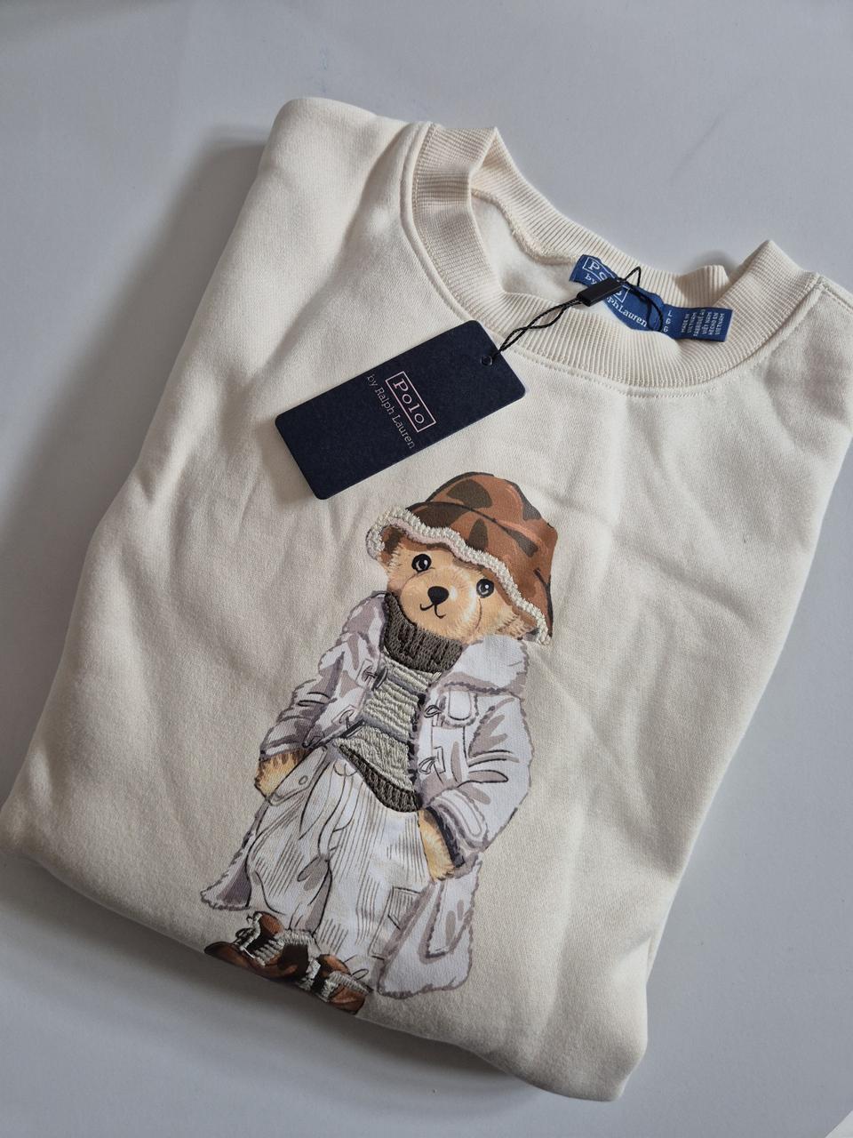 폴로 베어 맨투맨 아이보리 L (새상품)