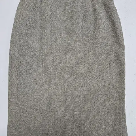 버버리 베이지 H라인 스커트