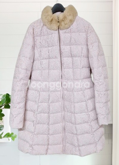 새) 레니본 레이스 패딩