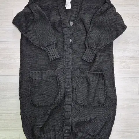 (정품) 메종 마르지엘라 블랙 니트 롱 카디건 XS