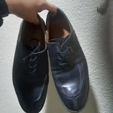 265 제옥스 검정색 남성용 가죽 구두42