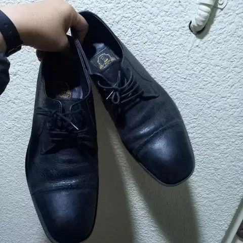 검정색 남성용 구두 헤리티지 리갈 255