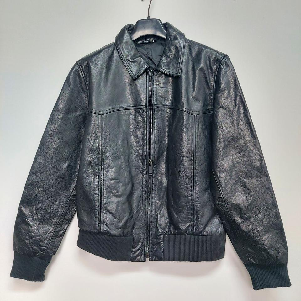 자라 버팔로 레더자켓 남성100권장 5k17