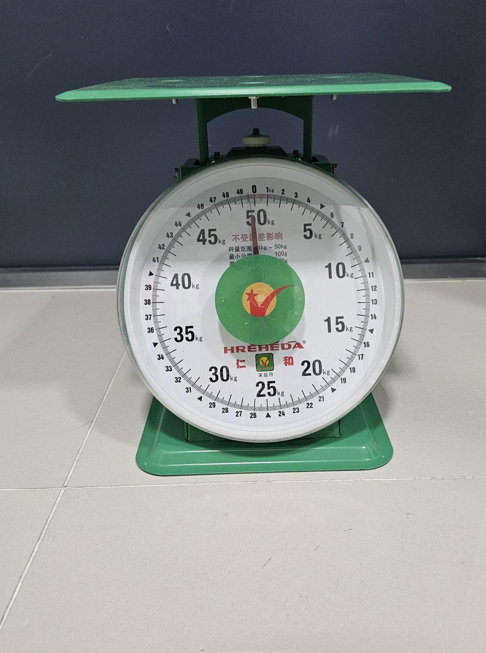 묵직 튼튼 기계식 저울 50kg (새상품)