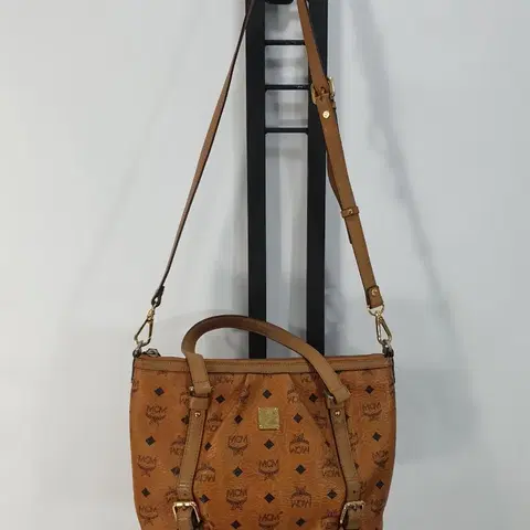 MCM 비세토스 숄더백 토트백 크로스백 황토 베이지 브라운