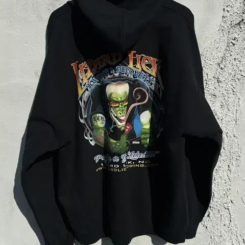 [2XL] GILDAN 길단 Lizard Lick 블랙 후드 티셔츠