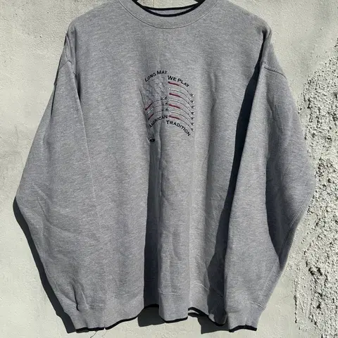 [XL] MC sport 그레이 맨투맨 스웻셔츠