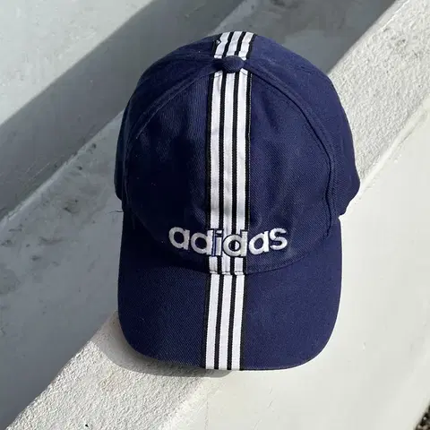 [M-L] 90s 아디다스 로고 삼선 빈티지 볼캡 모자