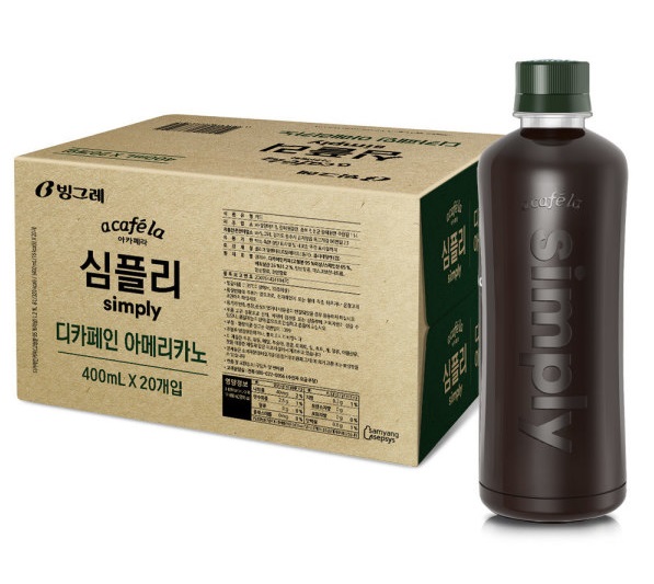 아카페라 심플리 커피 400ml 20개 디카페인