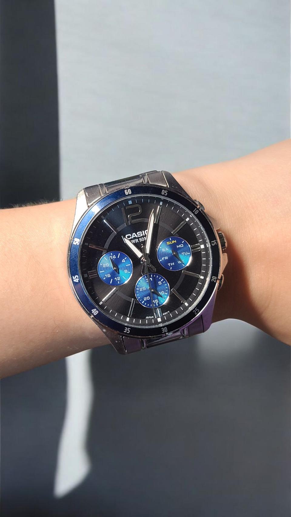 카시오 MTP-1374D-2A 손목시계