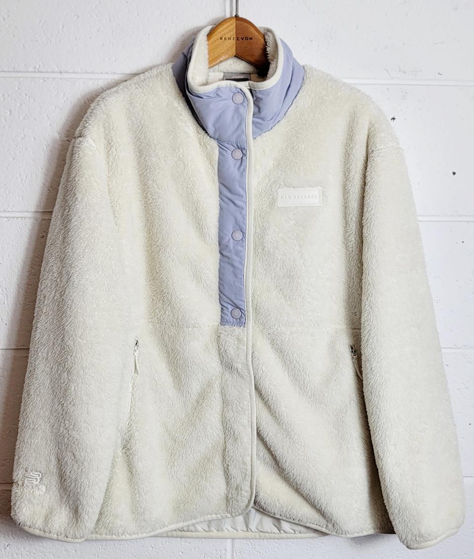 뉴발란스(여성용) 퍼플리스 하이넥 후리스자켓 판매