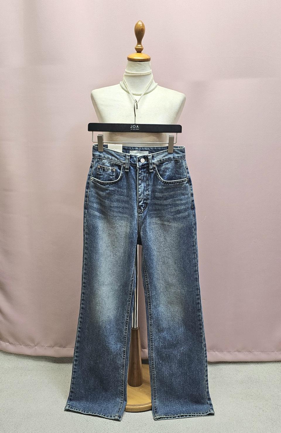 (새상품) MISS JEANS 워싱 데님팬츠 청바지