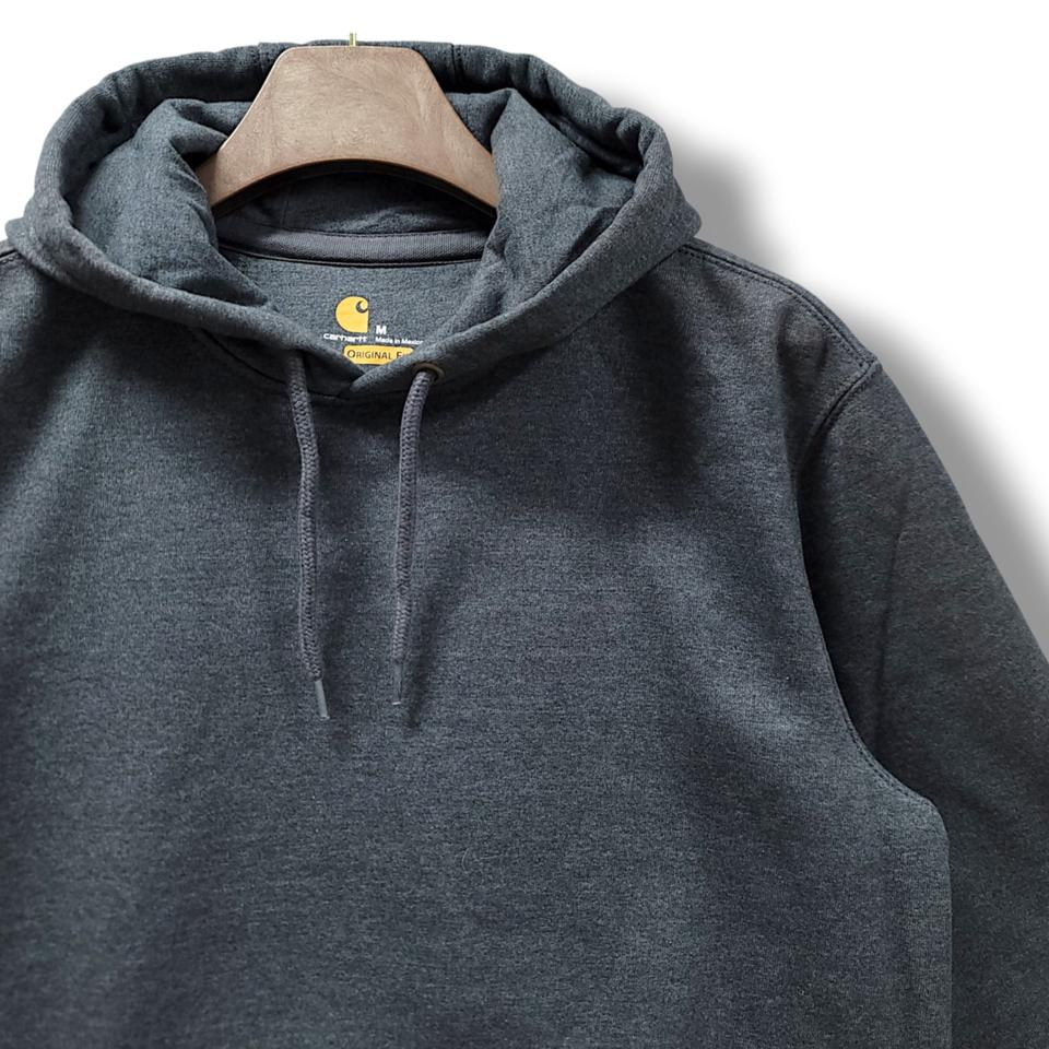 [M] 칼하트 차콜 오리지널 핏 레인디펜더 기모 후드티셔츠