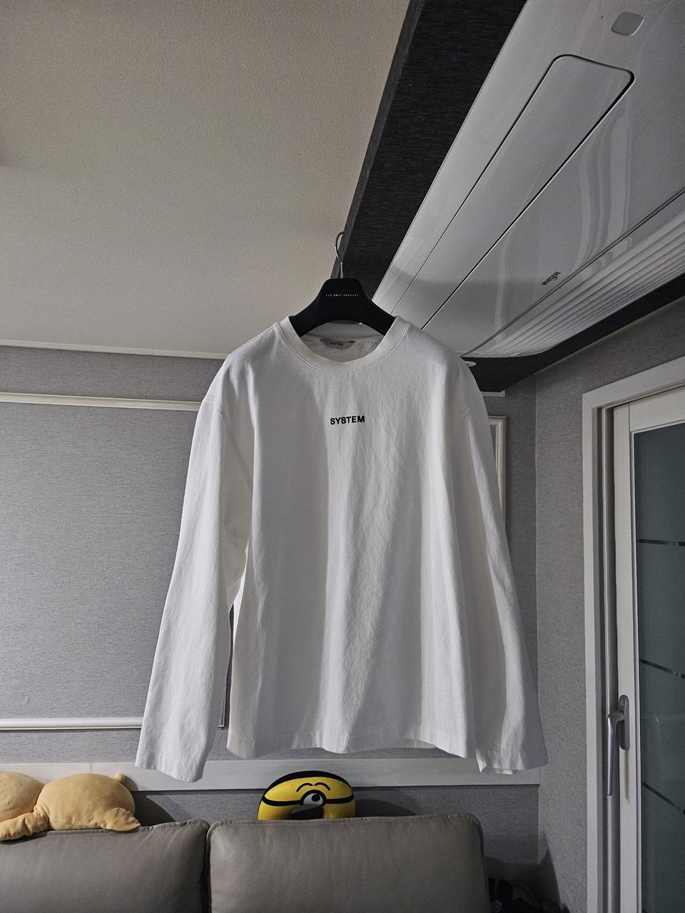 [거의 새것] 시스템옴므 레터링 롱슬리브 긴팔티셔츠 105