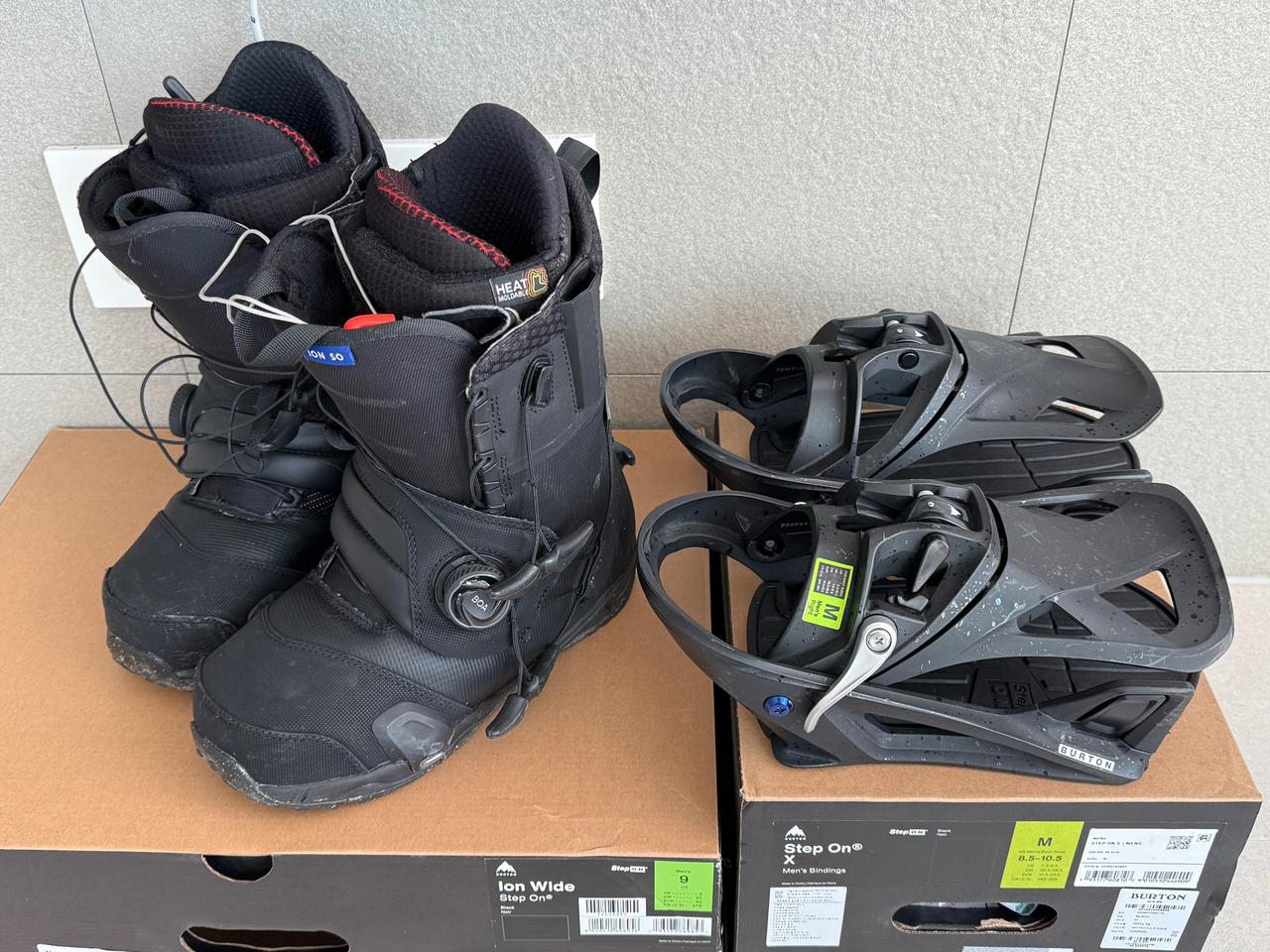 버튼 24/25 스텝온세트 이온와이드부츠270 + X바인딩 M