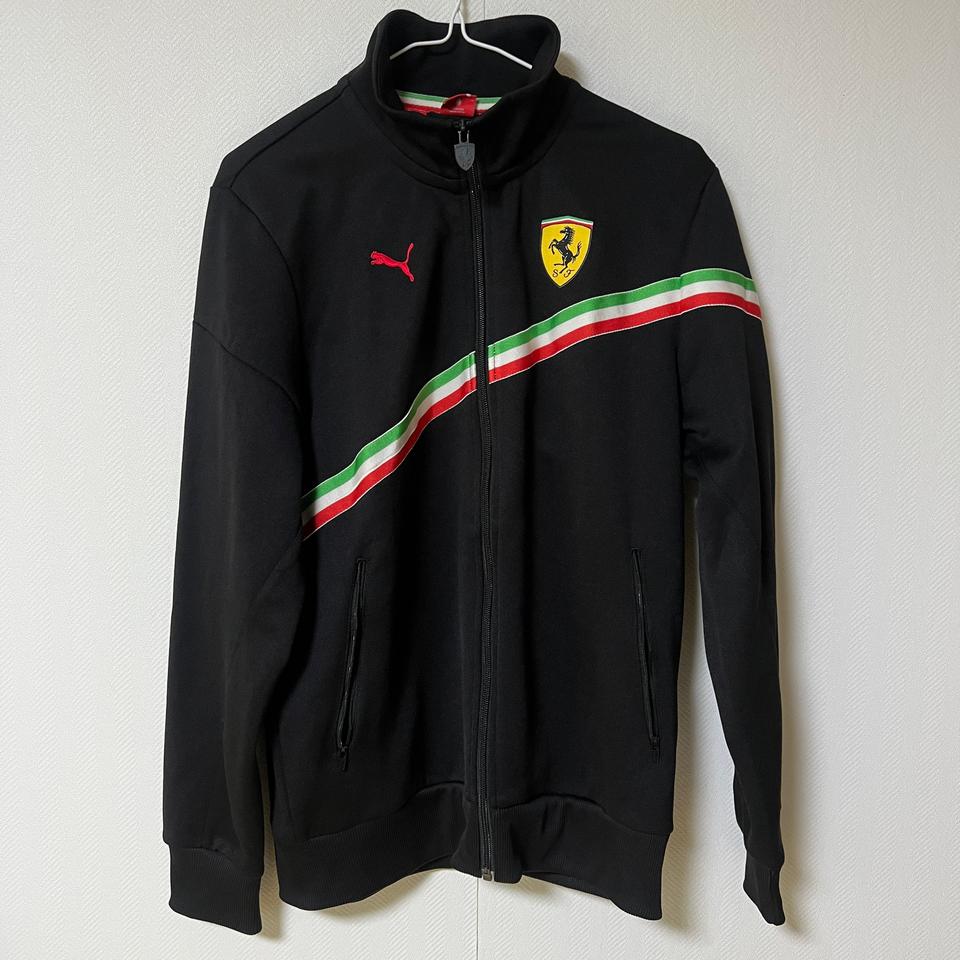 푸마 페라리 트랙탑 져지 블랙 L