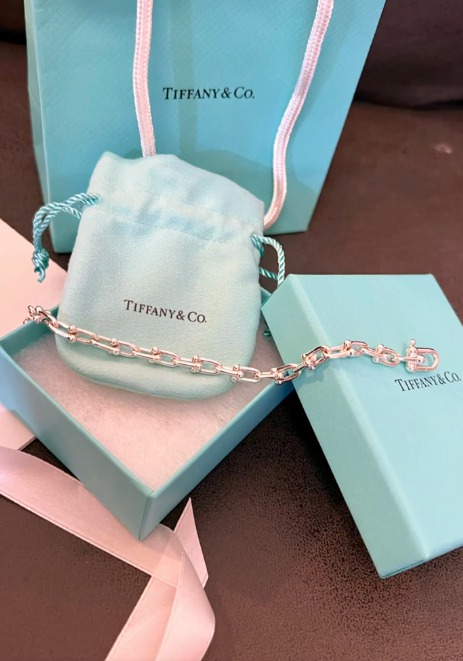 티파니앤코 하드웨어 링크 팔찌 브레이슬릿