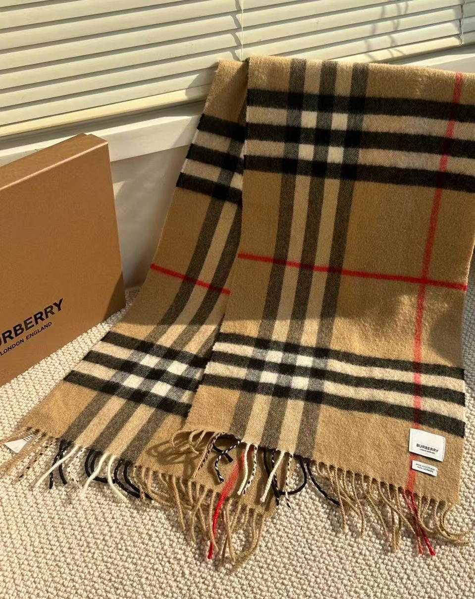 버버리 머플러 목도리 캐시미어 정품