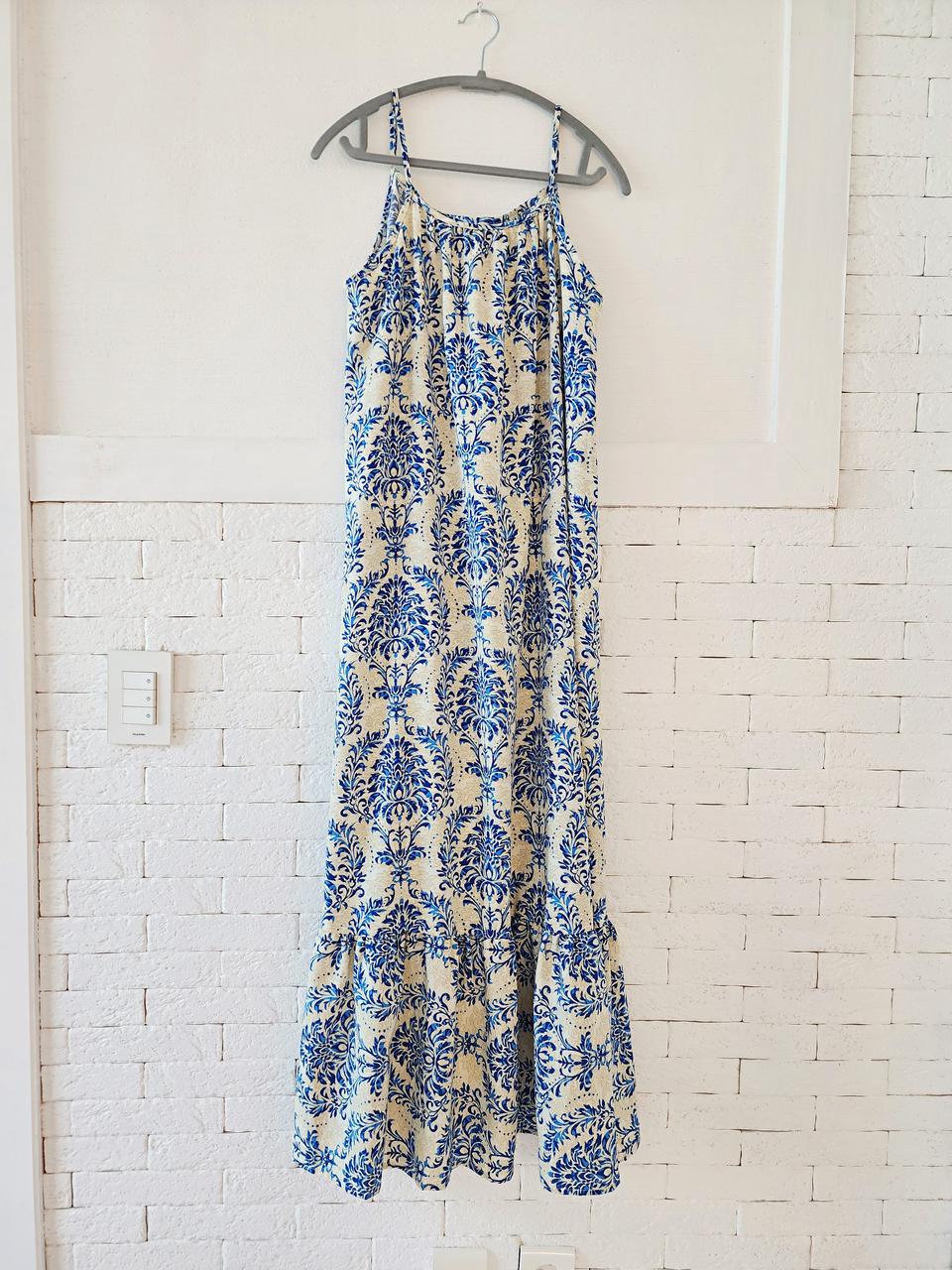 (새상품) 페미닌룩 휴양지 여름 민소매 빅사이즈 맥시 롱 원피스