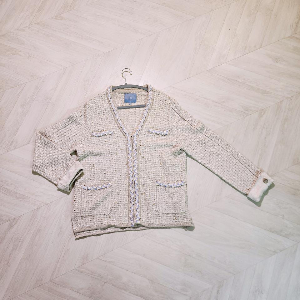 LBL 페미닌룩 트위드 가디건 77 (빅사이즈 여성 가디건)