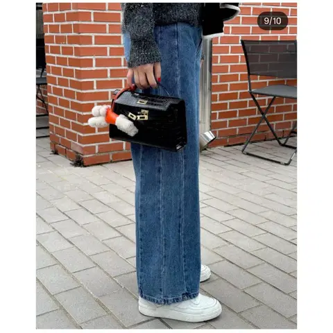 어느 와이드 뒷밴딩 데님