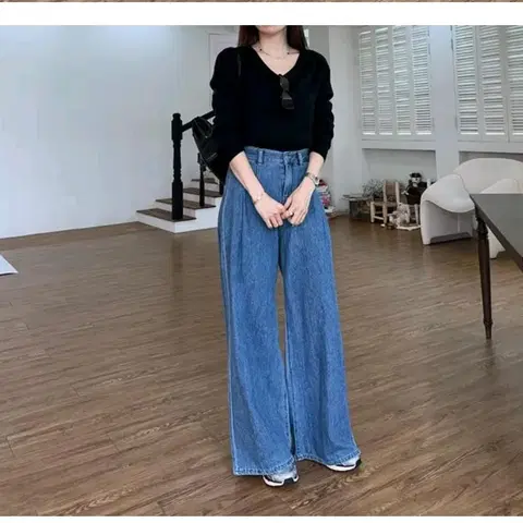 라쏭 라운드 니트 - 블랙