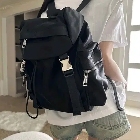 온나 디 폰즈 포켓 백팻 - 블랙