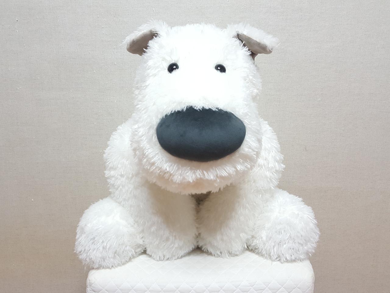 80cm 중대형 폭신폭신 강아지 봉제인형/새것수준/세탁완료 