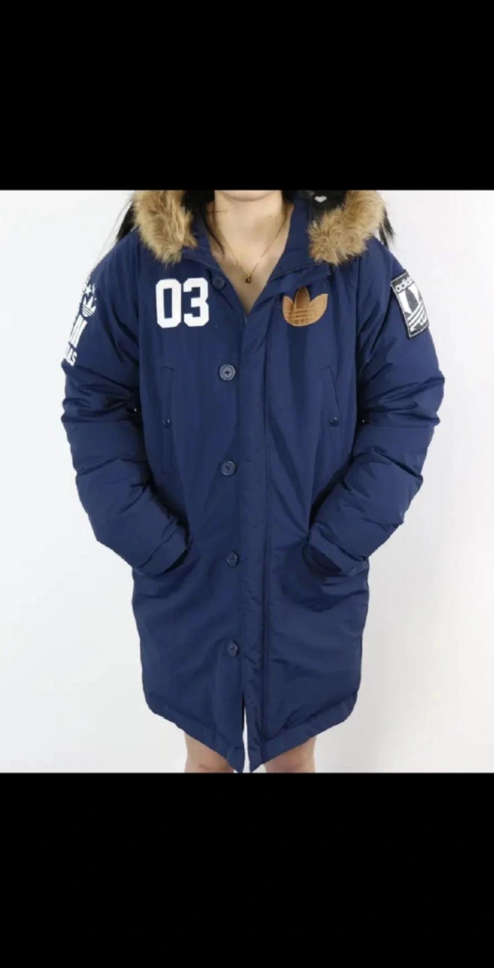 85(S)아디다스 하프패딩