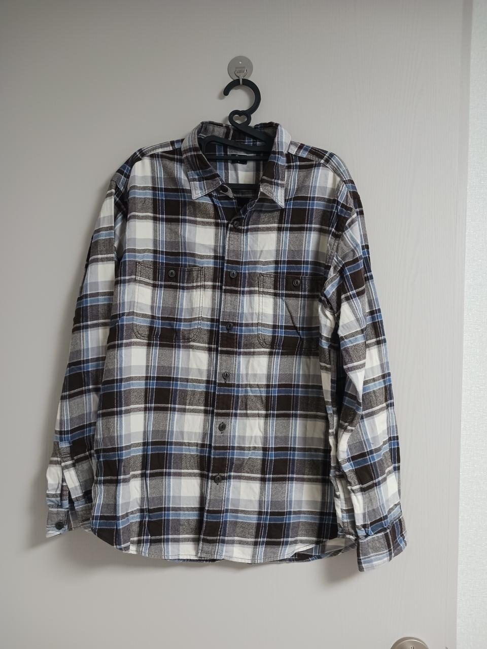 (새상품)유니클로 피치기모 체크셔츠