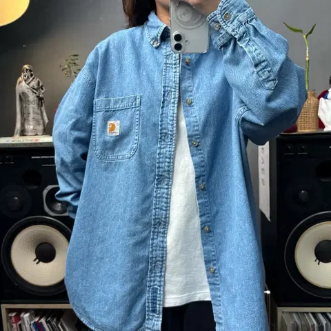 칼하트 데님 셔츠