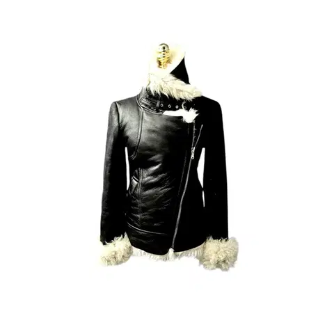 리얼 천연 양털 무스탕