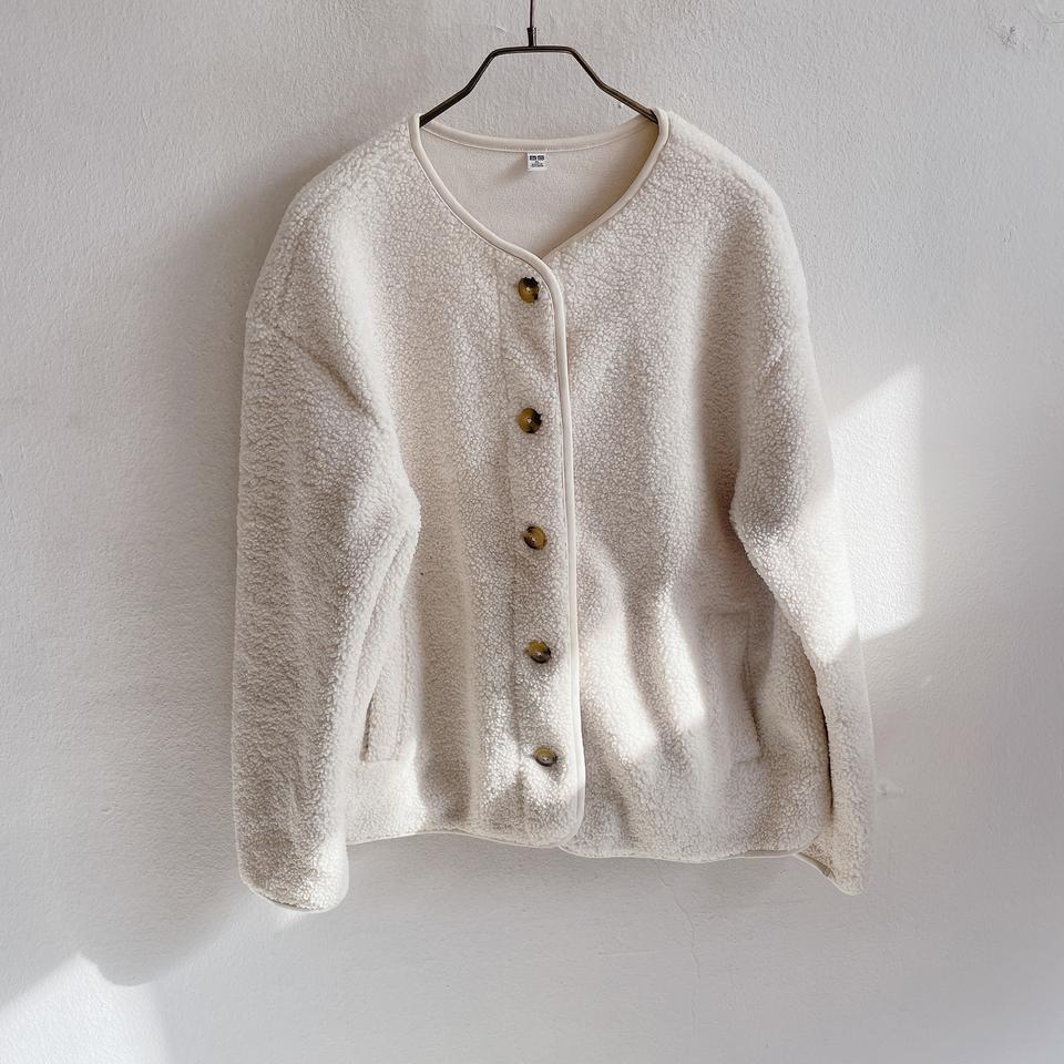 XL) 유니클로 보아 후리스 가디건