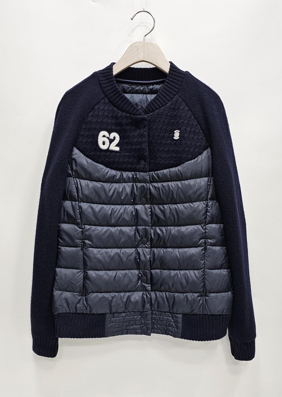 와이드앵글 니트 패딩 집업 점퍼