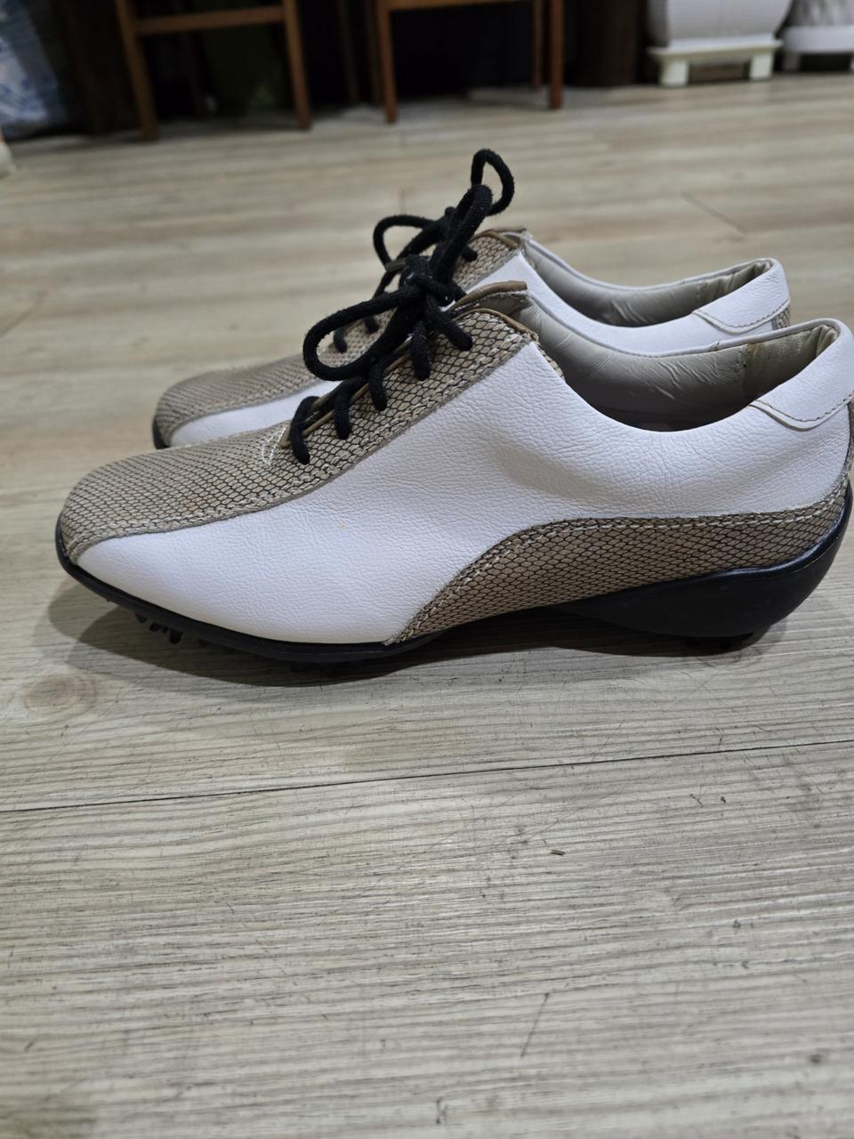 풋조이 골프 여성가죽 골프화 6.5M 240mm