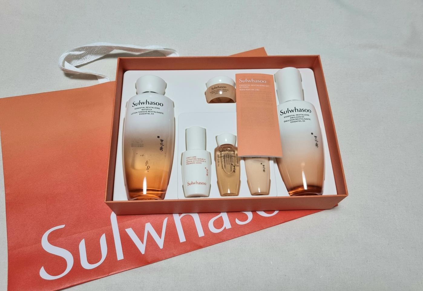 최신상) 설화수 NEW 자음2종 세트 쇼핑백 동봉 에센셜 데일리 세트