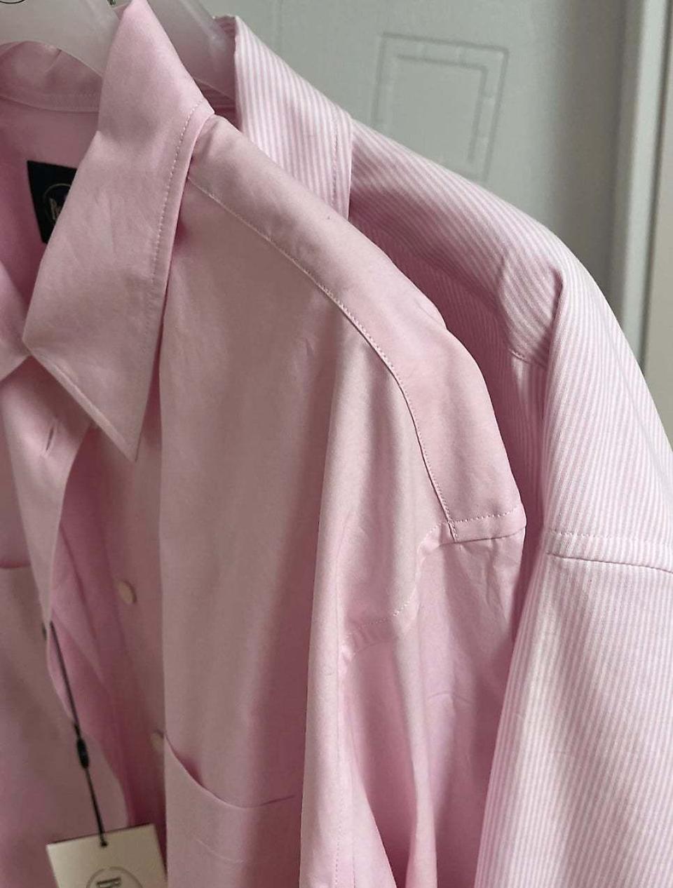 새상품) 더바넷 핑크 에센셜 셔츠