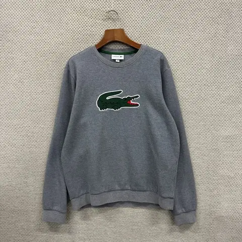 라코스테 센터 자수로고 캐주얼 맨투맨 S M06560