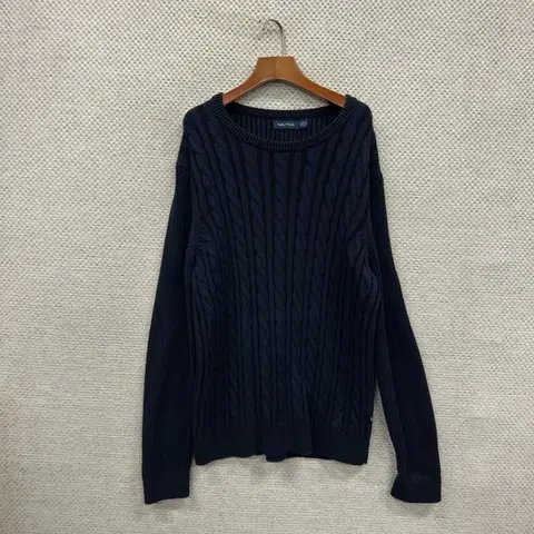 노티카 올드스쿨 꽈배기 니트 스웨터 XL M06594