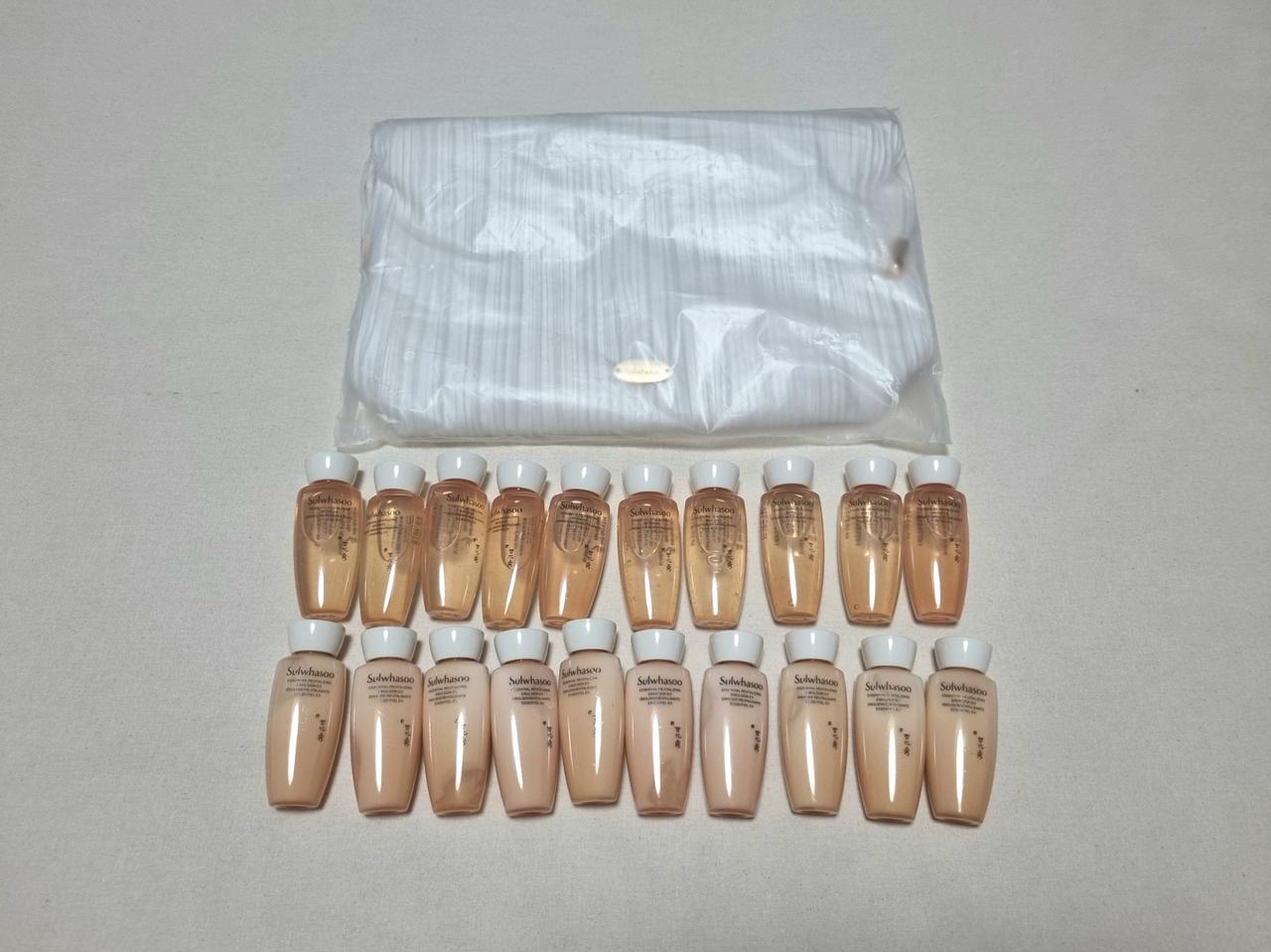 설화수 플리츠 스트링 파우치백 설화수 자음2종 자음수 자음유액