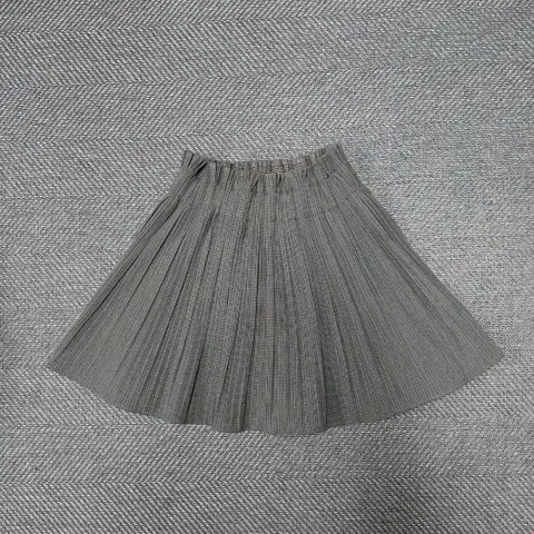 자라 플리츠 스커트 밴딩체크치마