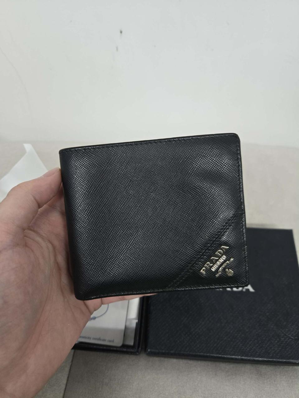 [보증서 정품]프라다 사피아노 반지갑