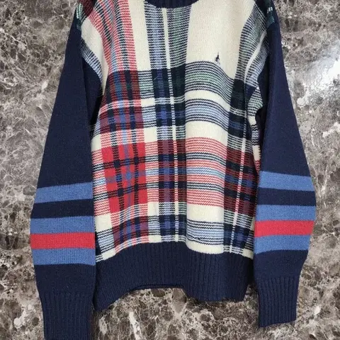 빈폴 플래식 체크니트 95