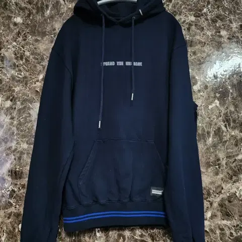 브라운 브레스 후드티