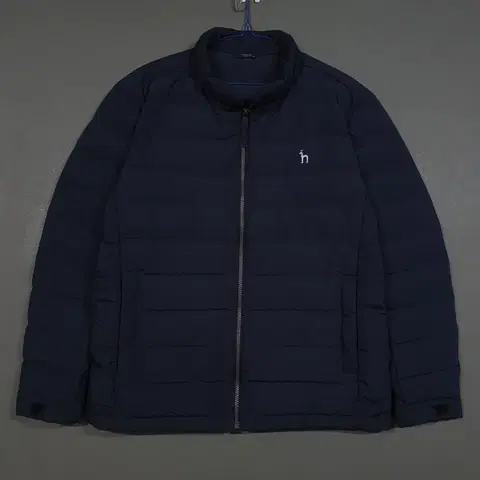 100 (L)헤지스 골프 신형 22FW 경량 다운 패딩 점퍼 자켓 네이비