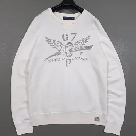 M) 폴로 랄프로렌 신형 RL67 스피드 체이서 맨투맨 스웻셔츠 크림