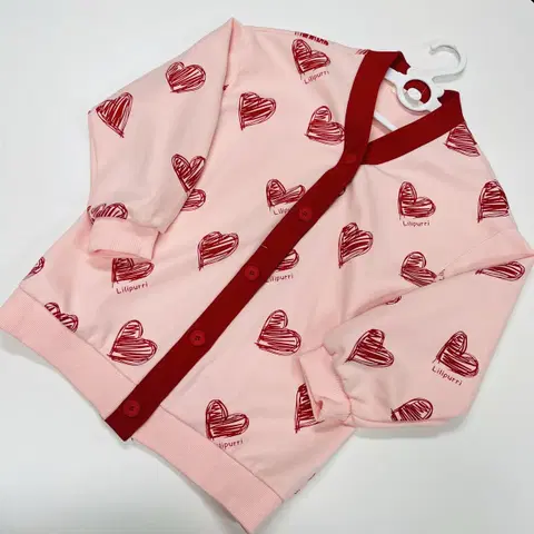 130추천 하트 롱 가디건